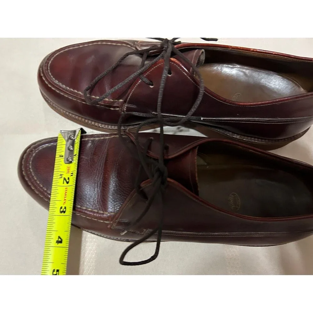 Vintage Bally Derby Shoes Burgundy Men’s Size 8